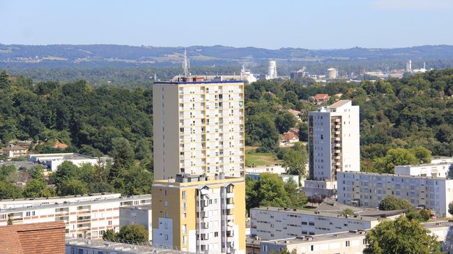 Mourenx ville et son architecture moderne