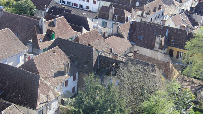 Toits orthéziens vus depuis la Tour Moncade