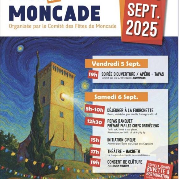 Fête de Moncade - ORTHEZ