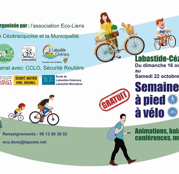 Semaine mobilités douces : Journée festive - LABASTIDE-CEZERACQ