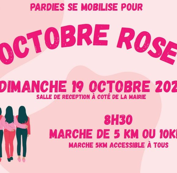 Octobre Rose : Marche et cours de gym - PARDIES