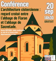 Journées du patrimoine Conférence : L’architecture cistercienne - SAUVELADE