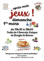 Après-midi Jeux de société - BAIGTS-DE-BEARN