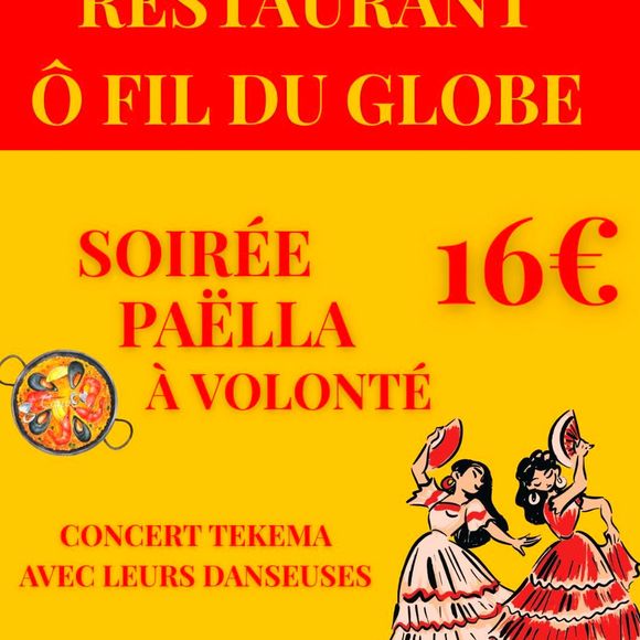 COMPLET - Soirée Paëlla et Concert Tekema - ORTHEZ