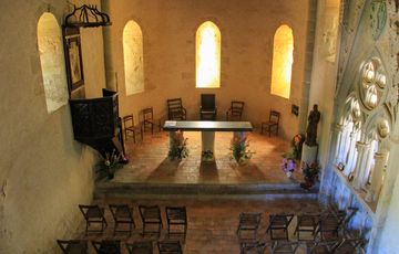 Chapelle de Caubin du 12ème siècle à Arthez de Béarn