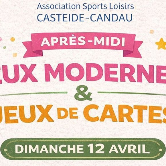 Après-midi jeux modernes et jeux de cartes - CASTEIDE-CANDAU