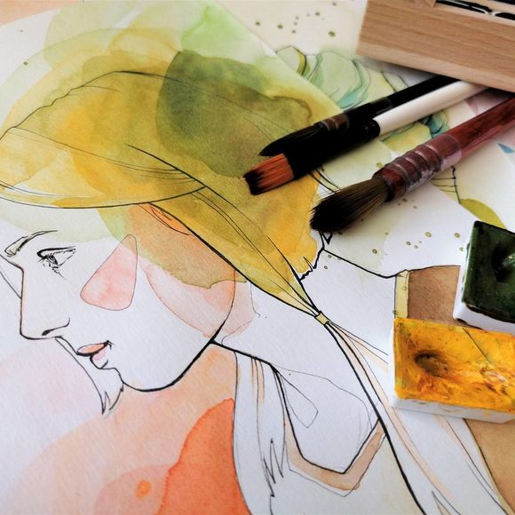 Exposition-vente de peinture sur soie - MONT