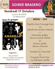 Soirée Brasero - ARGAGNON