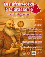 Les afterworks à la brasserie - MONEIN