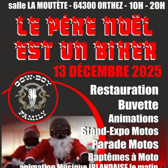 Le Père Noël est un biker - ORTHEZ