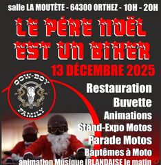 Le Père Noël est un biker - ORTHEZ