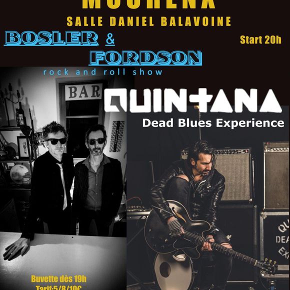 Concert : Quintana Dead Blues eXperience - MOURENX