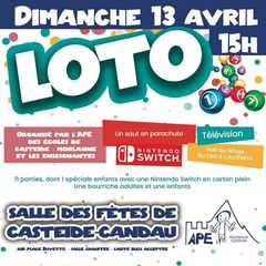 Loto des écoles - CASTEIDE-CANDAU