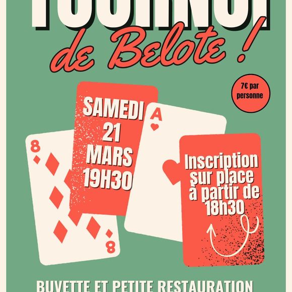 Tournoi de belote - PARBAYSE