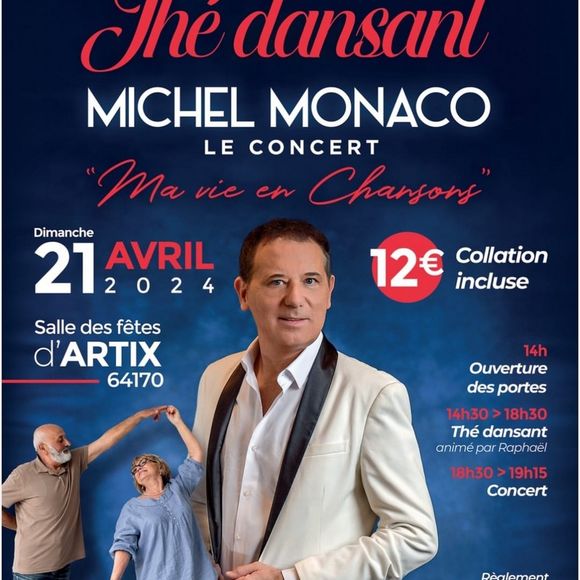 Thé dansant et concert : Michel Monaco - ARTIX