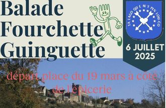 Journée balade, fourchette, guinguette - LAGOR