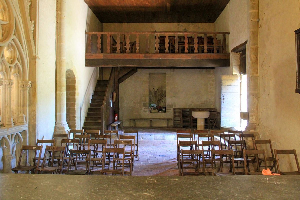 Tribune de la chapelle de Caubin à Arthez de Béarn