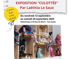 Exposition : Culottée - ARTHEZ-DE-BEARN