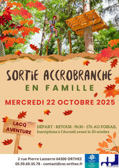 Sortie accrobranche en famille - LACQ
