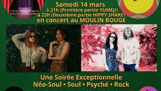 Concert : Yumeji et Hippy Shake - MONEIN