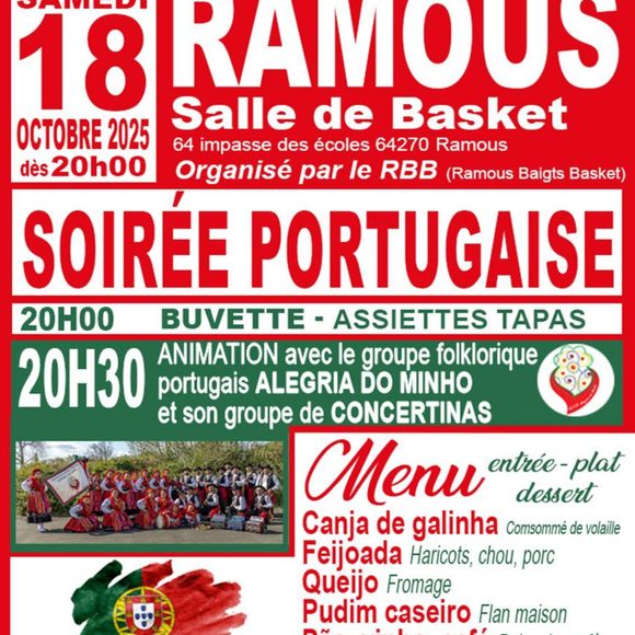 Soirée portugaise - RAMOUS