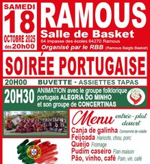 Soirée portugaise - RAMOUS