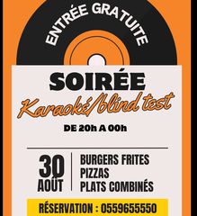 Soirée Karaoké/Blind test - ARGAGNON