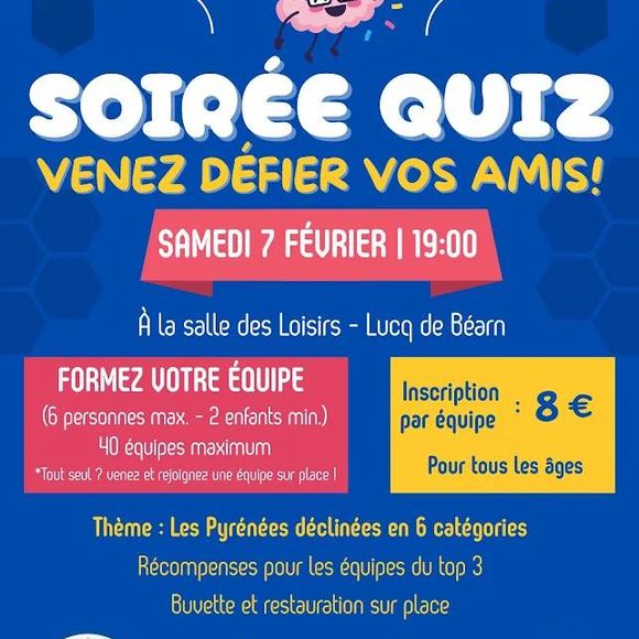 Soirée quiz - LUCQ-DE-BEARN