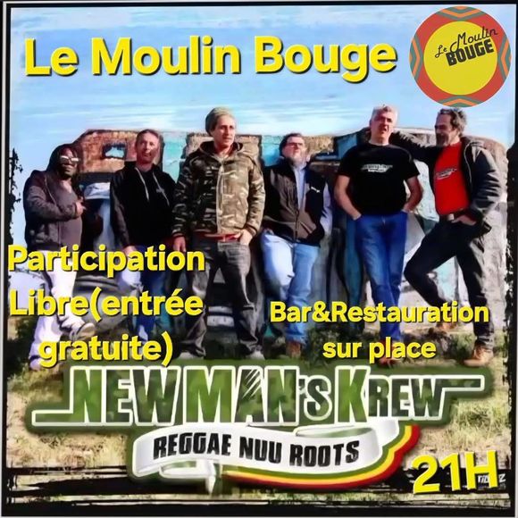 Concert Reggae Newman's Krew - MONEIN
