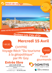 Récit de voyage : Chypre - ORTHEZ