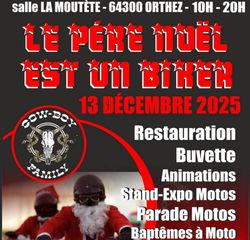 Le Père Noël est un biker - ORTHEZ