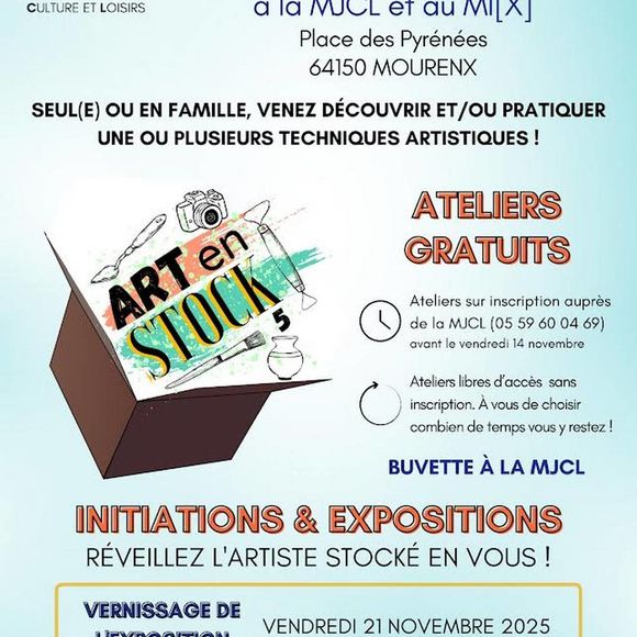 Vernissage exposition Art en Stock - MOURENX