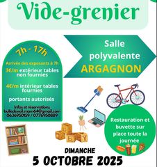 Vide grenier - ARGAGNON
