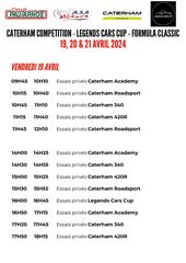 Caterham compétition – Legends Cars Cup - ARNOS