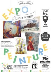 Vernissage exposition : Palette ouverte - MONEIN