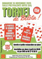 Tournoi de belote - ARTIX