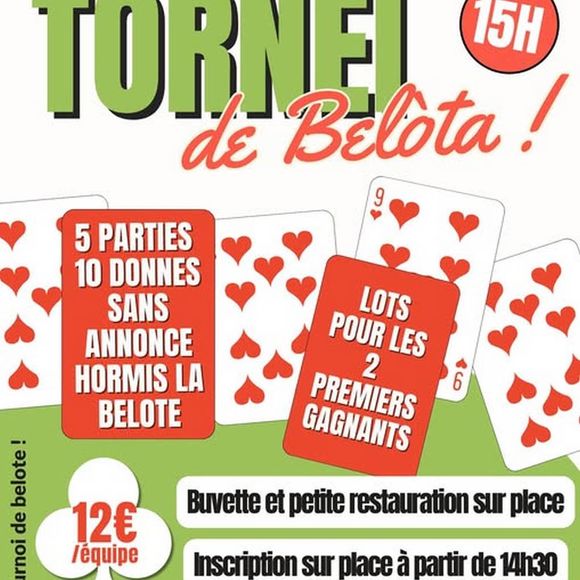 Tournoi de belote - ARTIX