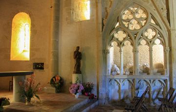 Enfeu de la chapelle de Caubin à Arthez de Béarn