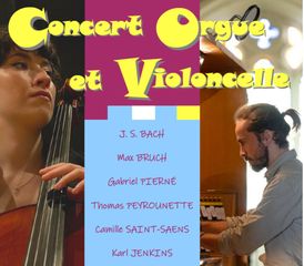 Concert orgue et violoncelle - ORTHEZ