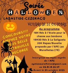 Soirée halloween - LABASTIDE-CEZERACQ