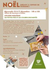 Atelier mosaïque : Les petites fées et les colibris enchantés - ORTHEZ