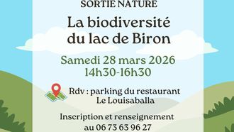 Sortie Nature : La biodiversité du lac de Biron - ORTHEZ