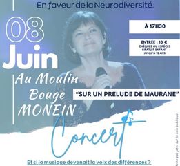 Concert caritatif : Journée bleu en soutien à l'autisme - MONEIN