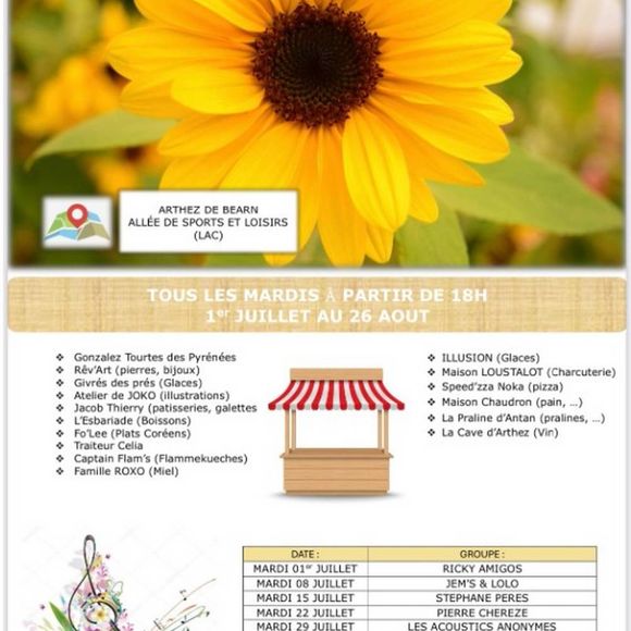 Marché estival - ARTHEZ-DE-BEARN