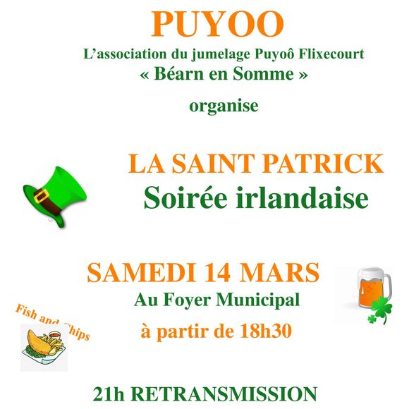 Soirée St Patrick - PUYOO