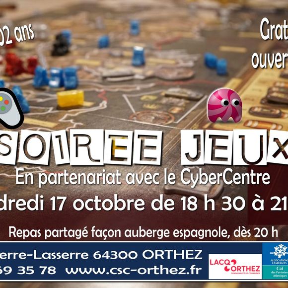 Soirée jeux - ORTHEZ