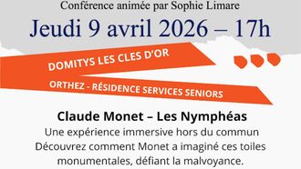 Conférence : Claude Monet - ORTHEZ