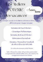 Atelier : Céramique Préhistorique - MONEIN