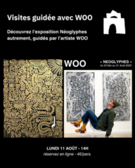 Visite guidée de l'exposition Néoglyphes - LACOMMANDE