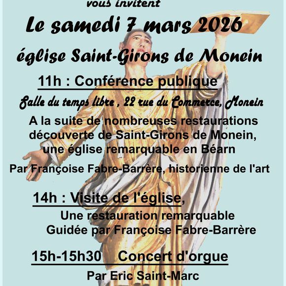 Conférence et visite de l'église - MONEIN